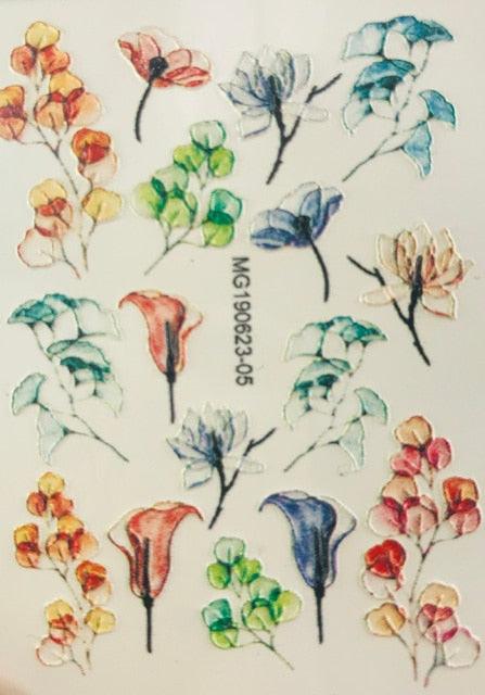 Winter Christmas Acrylic Engraved Nail Sticker Colorful Snow Design Decals Nail Water Slide Decals Nail Art Stickers Decals Christmas Snowflake Bronzing Christmas Slider Nail Art 3D Decals Decoration Decals Snowflakes Elk Bear Christmas Xmas Stickers