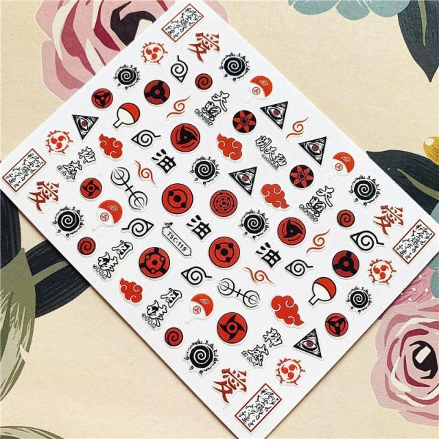 Cute rabbit Cute cat Japanese Justice Girl 3D Back Glue Nail Sticker Nail Decoration Nail Art Nail Ornament Self Adhesive Nail Decals for Nail Art Decoration Including Hearts Stars Letters Bowknot Leaves Flowers Plants Fruits Butterflies for Woman