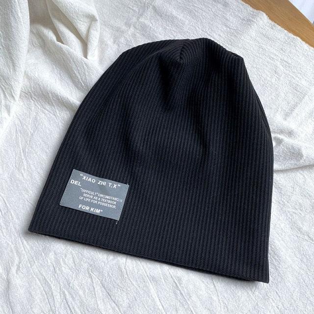Unisex Beanie Hats Autumn Comfortable Cotton Hat Men Retro Knitted Hat Women Balaclava Sports Kerchief Bobble Hat Spring Knit Slouchy Lightweight Knit Hat Slouch Cap Casual Box Skellies Beanies Thin Bonnet Cap Autumn Casual Beanies Hat