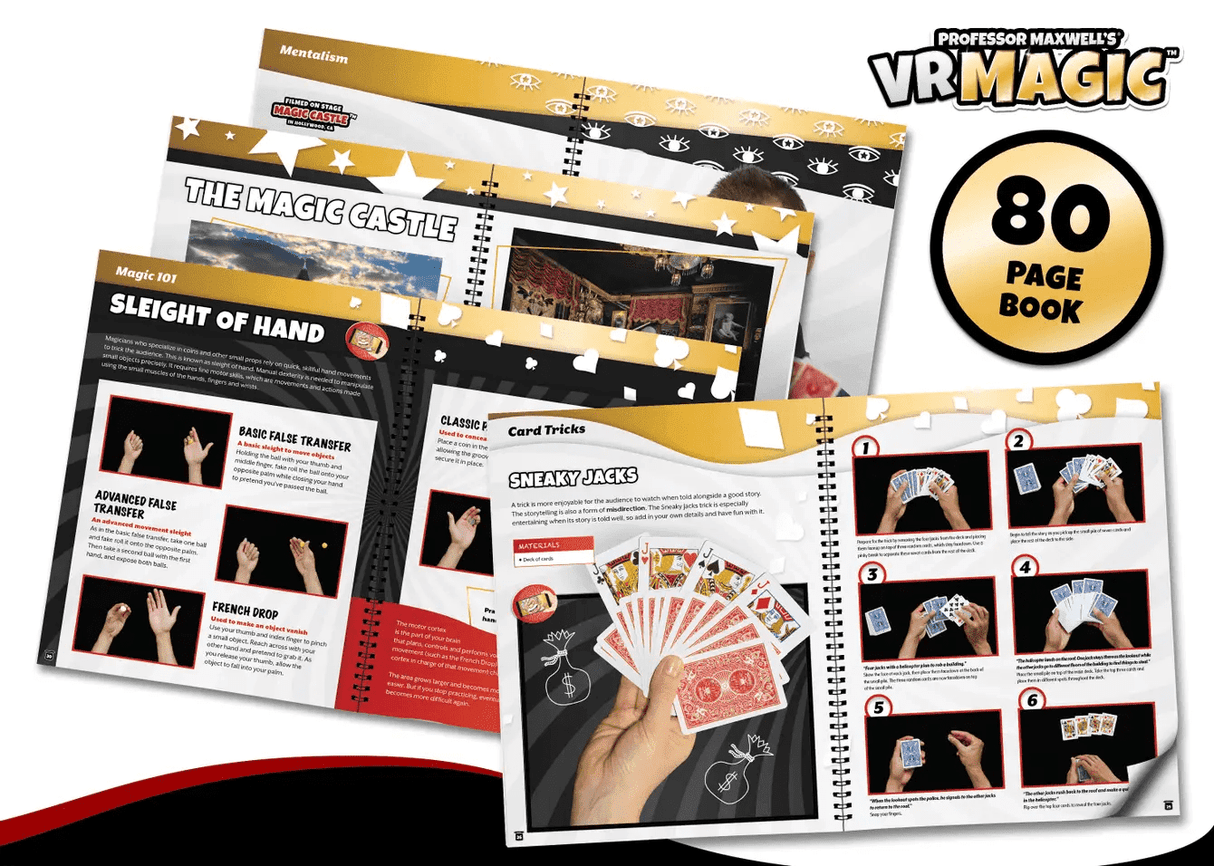 Professor Maxwell's Virtual Reality Magic Trick Set for Kids