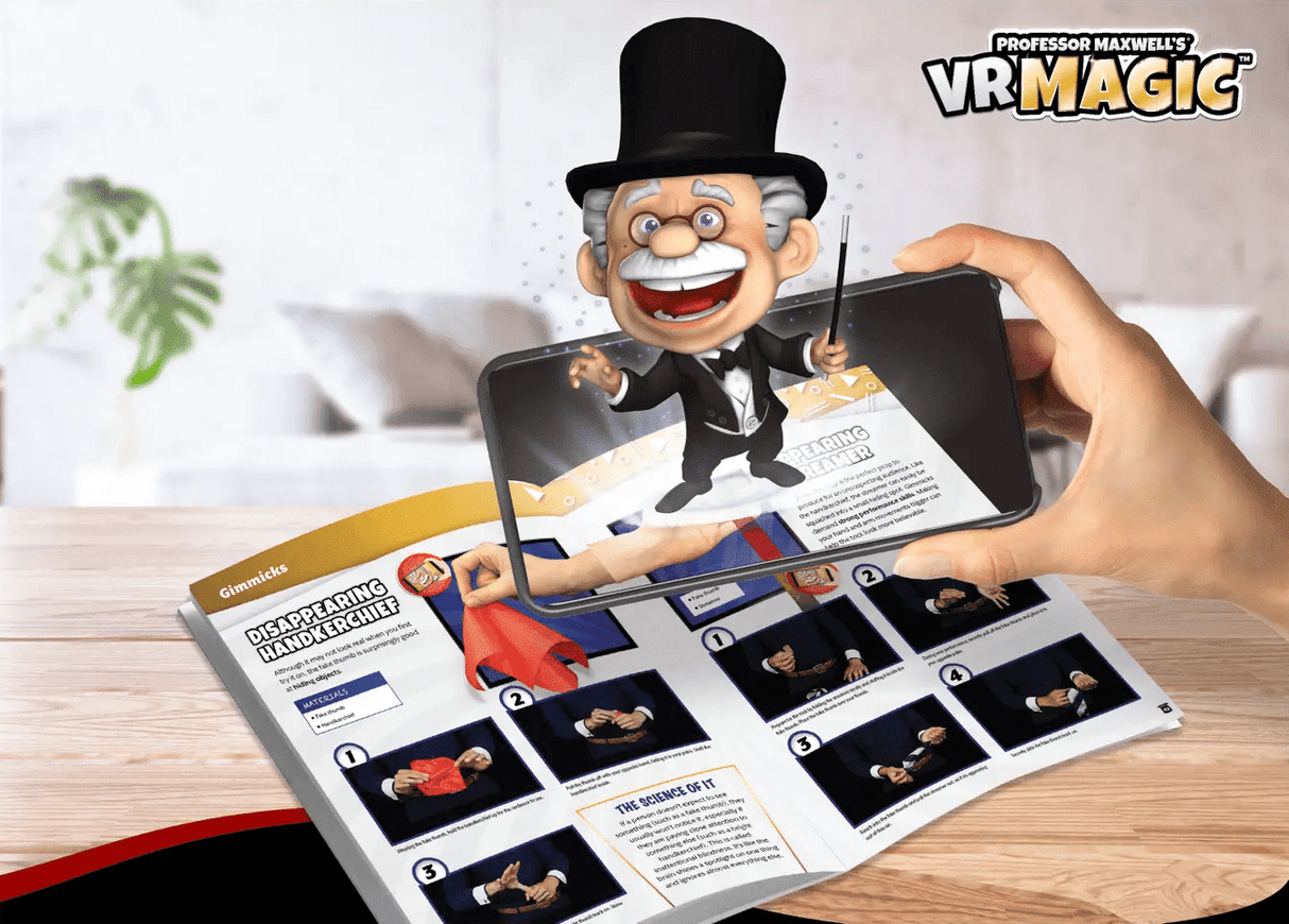 Professor Maxwell's Virtual Reality Magic Trick Set for Kids