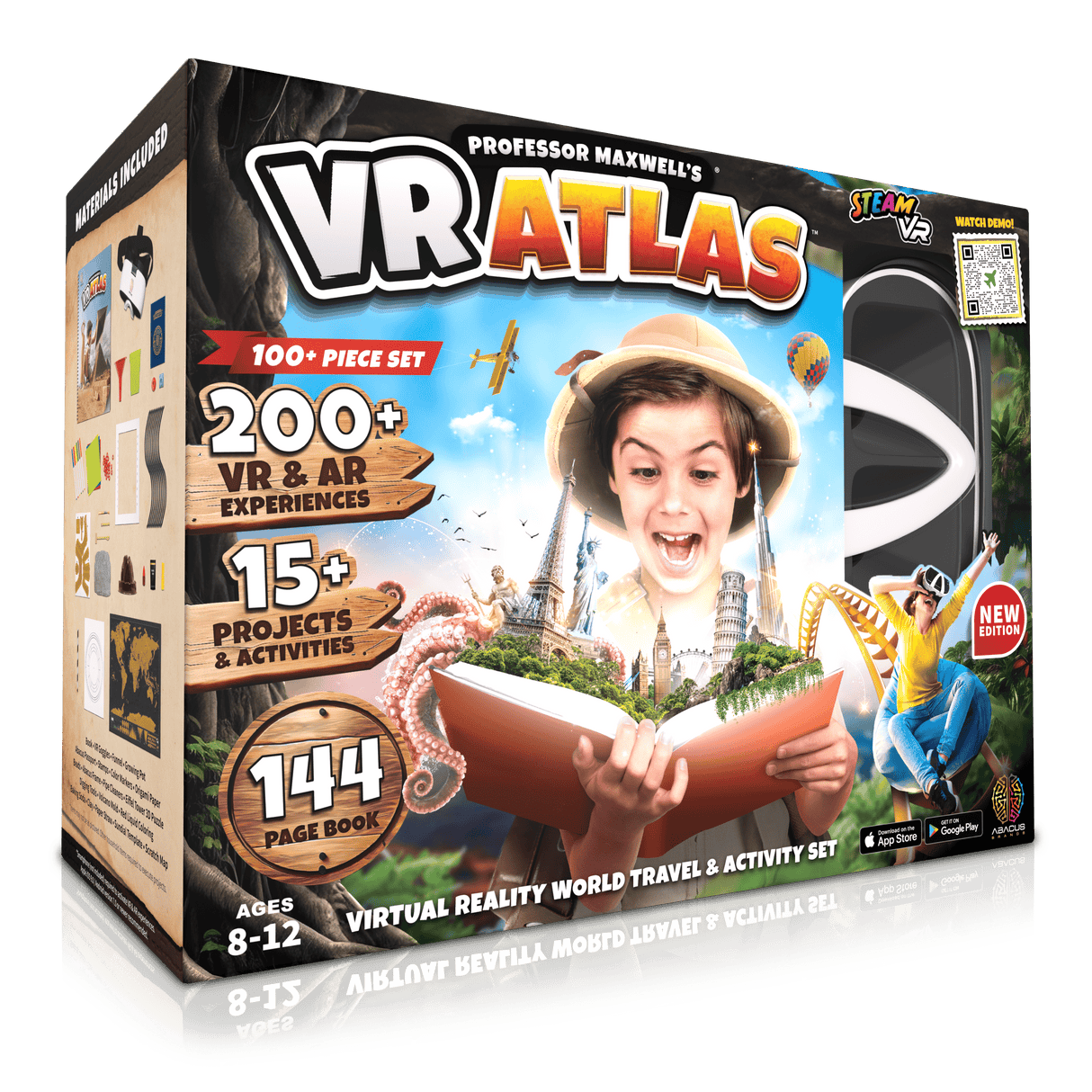 Professor Maxwell's VR Atlas World Travel Activity Kit
