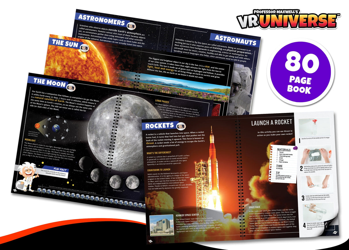 Professor Maxwell's VR Universe Space Science Kit for Kids