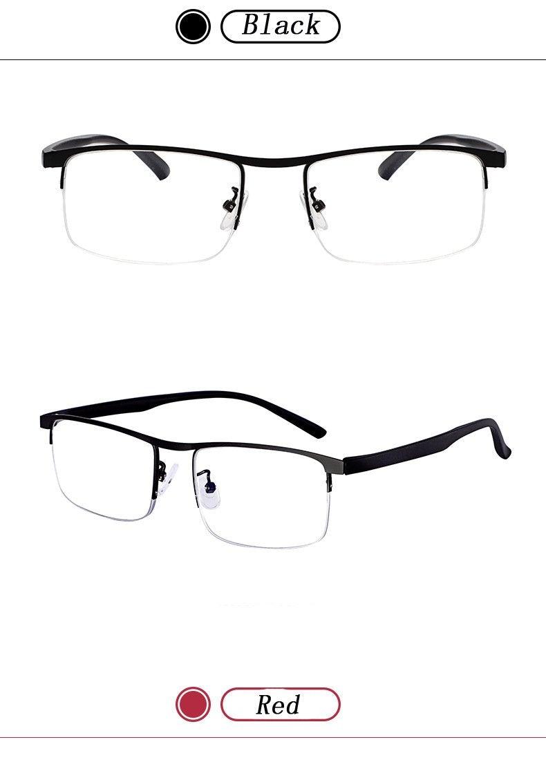 Progressive Reading Glasses Multifocal Anti Blue Ray Glass Glasses Half Frame Metal Alloy For Men And Women Reading Glasses Anti Blue Ray Multifocus Reader