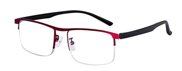 Progressive Reading Glasses Multifocal Anti Blue Ray Glass Glasses Half Frame Metal Alloy For Men And Women Reading Glasses Anti Blue Ray Multifocus Reader