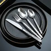 4pcs Stainless Steel Cutlery Set for Christmas Dinner