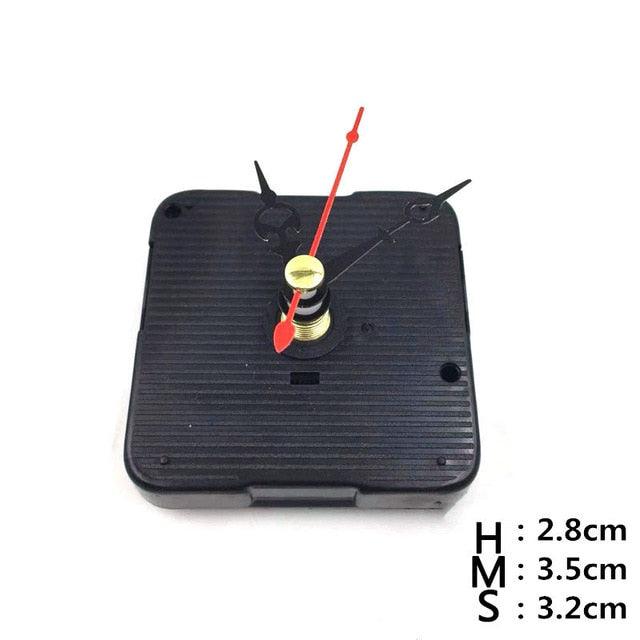 Quartz Clock Repair Movement Hands For Silent Large Wall Clock Non-Ticking Hands Quartz Wall Clock Movement Mechanism Repair Parts Replacement with 3 Different Pairs of Hands Repair Clock Mechanism Parts