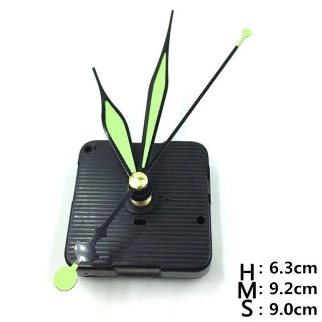 Quartz Clock Repair Movement Hands For Silent Large Wall Clock Non-Ticking Hands Quartz Wall Clock Movement Mechanism Repair Parts Replacement with 3 Different Pairs of Hands Repair Clock Mechanism Parts