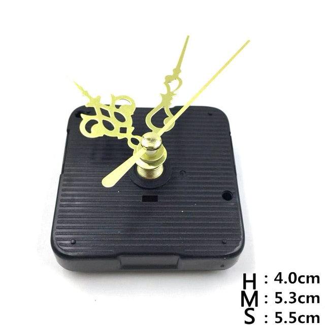 Quartz Clock Repair Movement Hands For Silent Large Wall Clock Non-Ticking Hands Quartz Wall Clock Movement Mechanism Repair Parts Replacement with 3 Different Pairs of Hands Repair Clock Mechanism Parts