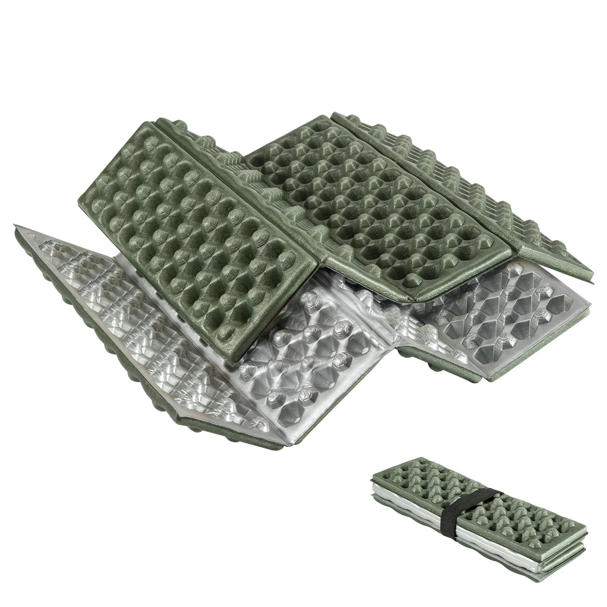 Folding Seat Pad Mat with Foam for Hiking & Camping, Lightweight & Portable