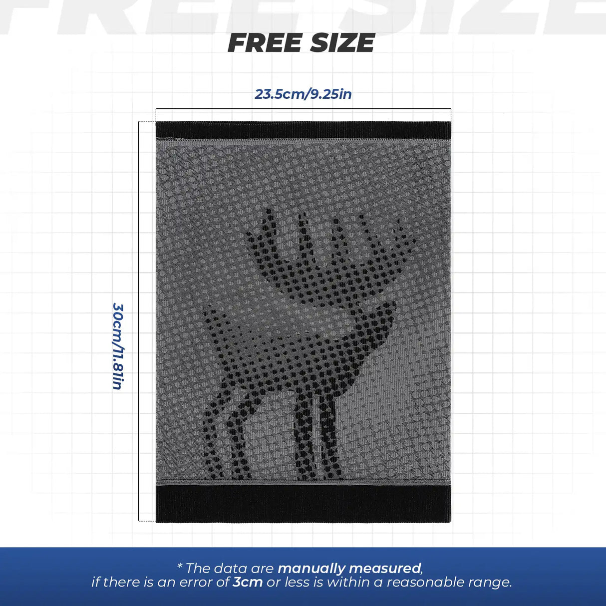 Warm Ski Face Mask - Reindeer Series, Skin-Friendly & Breathable