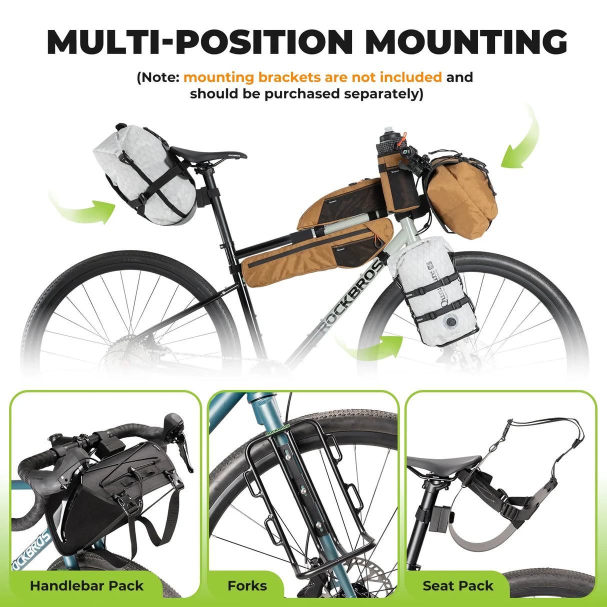 Waterproof Compression Bag for Bikepacking 6L/12L
