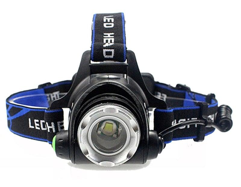 Rechargeable Adjustable 10000LM Led Headlamp Micro USB Charger Flashlight Head Lamp Portable Light Torch Flashlight For Night Work Camping Hiking Walking