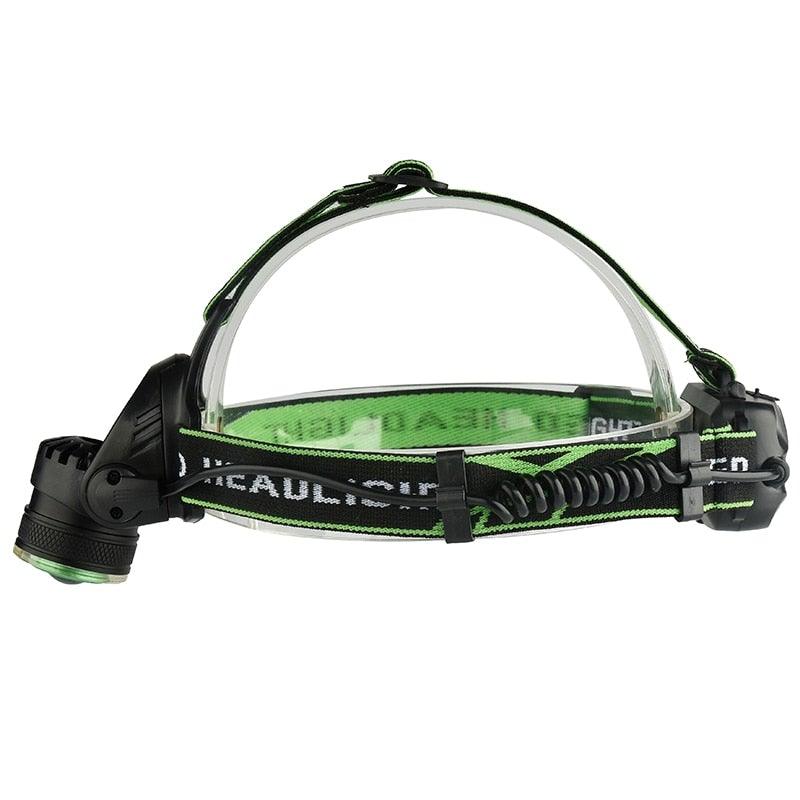 Rechargeable Adjustable 10000LM Led Headlamp Micro USB Charger Flashlight Head Lamp Portable Light Torch Flashlight For Night Work Camping Hiking Walking