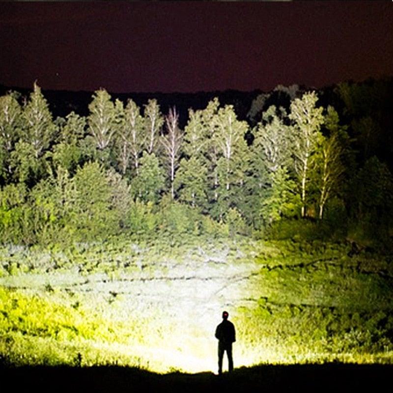 Rechargeable Adjustable Brightest Zoomable Powerful XHP160 LED Headlamp Waterproof Headlight Power Bank 18650 Battery Headlamps For Hiking Camping Fishing Running