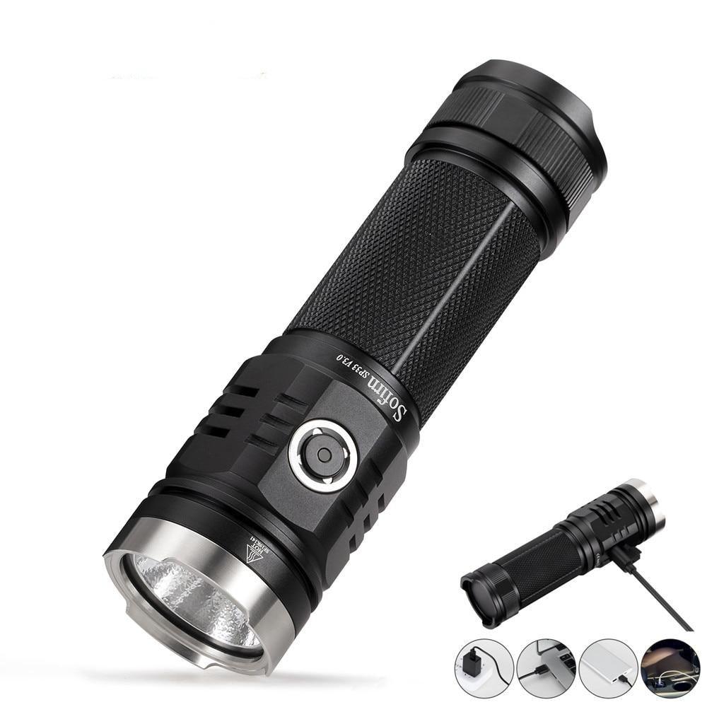 Rechargeable Adjustable Flashlight High Lumen Powerful Waterproof Portable Cree USB LED Super Bright Flashlight Pocket Size Torch Light For Camping Hiking Riding