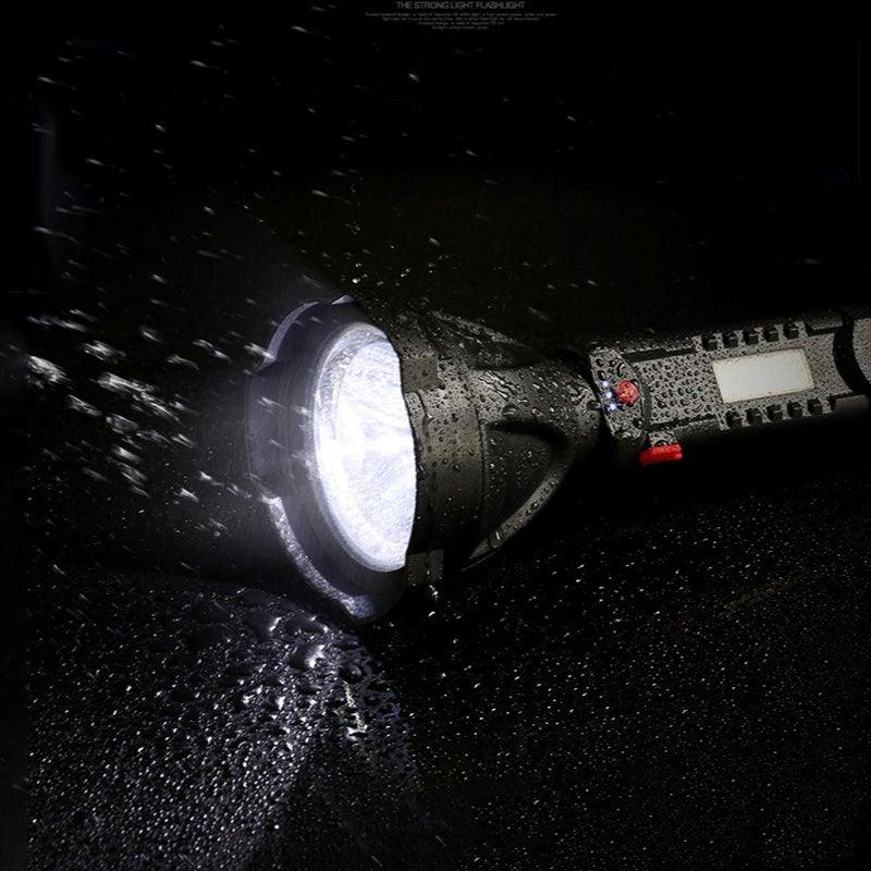 Rechargeable Adjustable USB LED Portable Rotary High Lumen Zoombale Super Strong Flashlight Ultra-bright For Long-range Outdoor Camping Fishing Hiking Riding Walking Jogging Flashlight