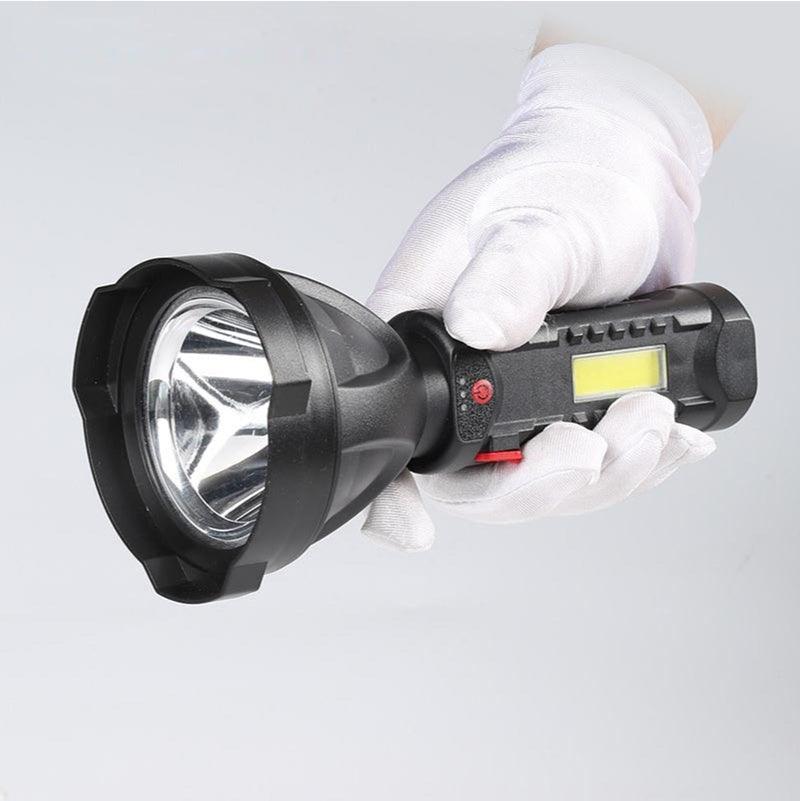 Rechargeable Adjustable USB LED Portable Rotary High Lumen Zoombale Super Strong Flashlight Ultra-bright For Long-range Outdoor Camping Fishing Hiking Riding Walking Jogging Flashlight