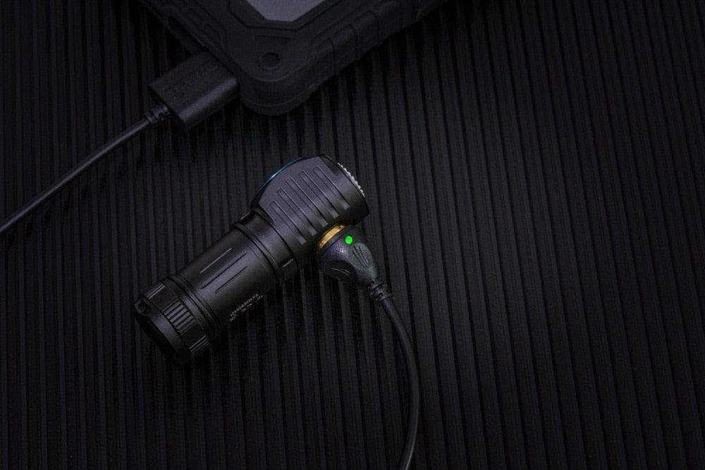 Rechargeable High Lumen Super Bright Powerful LED CREE XP-L HI Flashlight Magnetic Water & Impact Resistant Handheld Flashlights For Outdoor Camping Hiking Riding