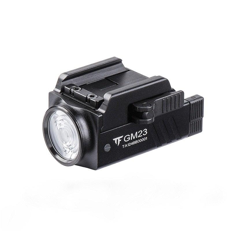 Rechargeable Spotlight Flashlight Waterproof Adjustable High Lumen Super Bright USB LED Tactical Flashlight Gift Giving Torch Rail Mounted Flashlight For Outdoor Camping Hiking Fishing Jogging Walking