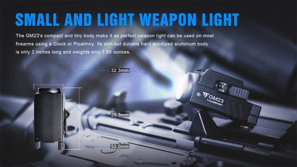 Rechargeable Spotlight Flashlight Waterproof Adjustable High Lumen Super Bright USB LED Tactical Flashlight Gift Giving Torch Rail Mounted Flashlight For Outdoor Camping Hiking Fishing Jogging Walking