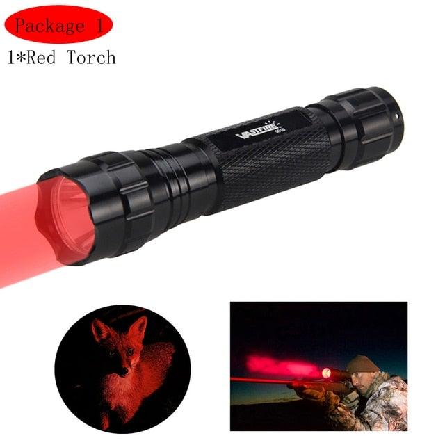 Rechargeable USB Charger High Lumen LED Light Tactical Flashlight With Rail Mount Led Light White Tactical Flashlight Pressure Switch For Long Distance Night Hunting