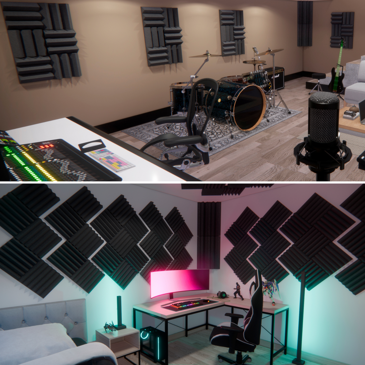 Recording Studio Acoustic Treatment Bundles