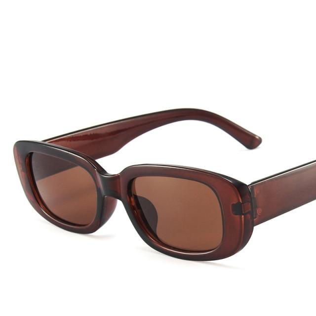 Rectangle Retro Sunglasses For Women New Oval Shape Glasses For Women/Men New Square Retro Eyeglasses For Women Luxury Design Frames