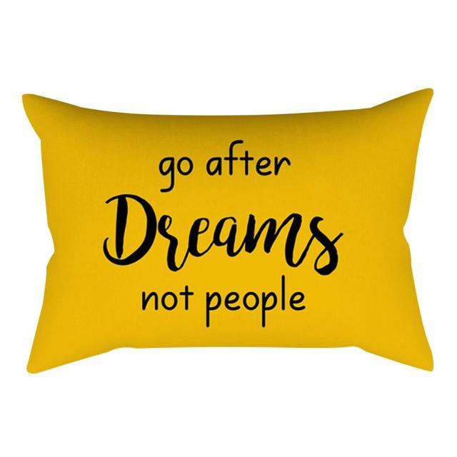 Rectangle Yellow Pillow Case Sofa Car Seat Cushion Cover Home Textile Modern Decorative Geometric Outdoor Pillow Cushion Covers Case For Couch Living Room Fashion Pillowcase 30x50CM