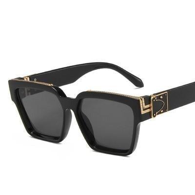 Retro Aviator Square Classic Alloy Frame glasses Classic Sunglasses For Male Square Shape Sunglasses For Female HD Polarized UV400 Protection Sunglasses