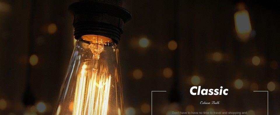 Retro Edison Light Bulb Vintage Edison Lamp Vintage Incandescent Edison Light Bulbs Edison Filament Light Bulb Dimmable Warm White Different Shape Light