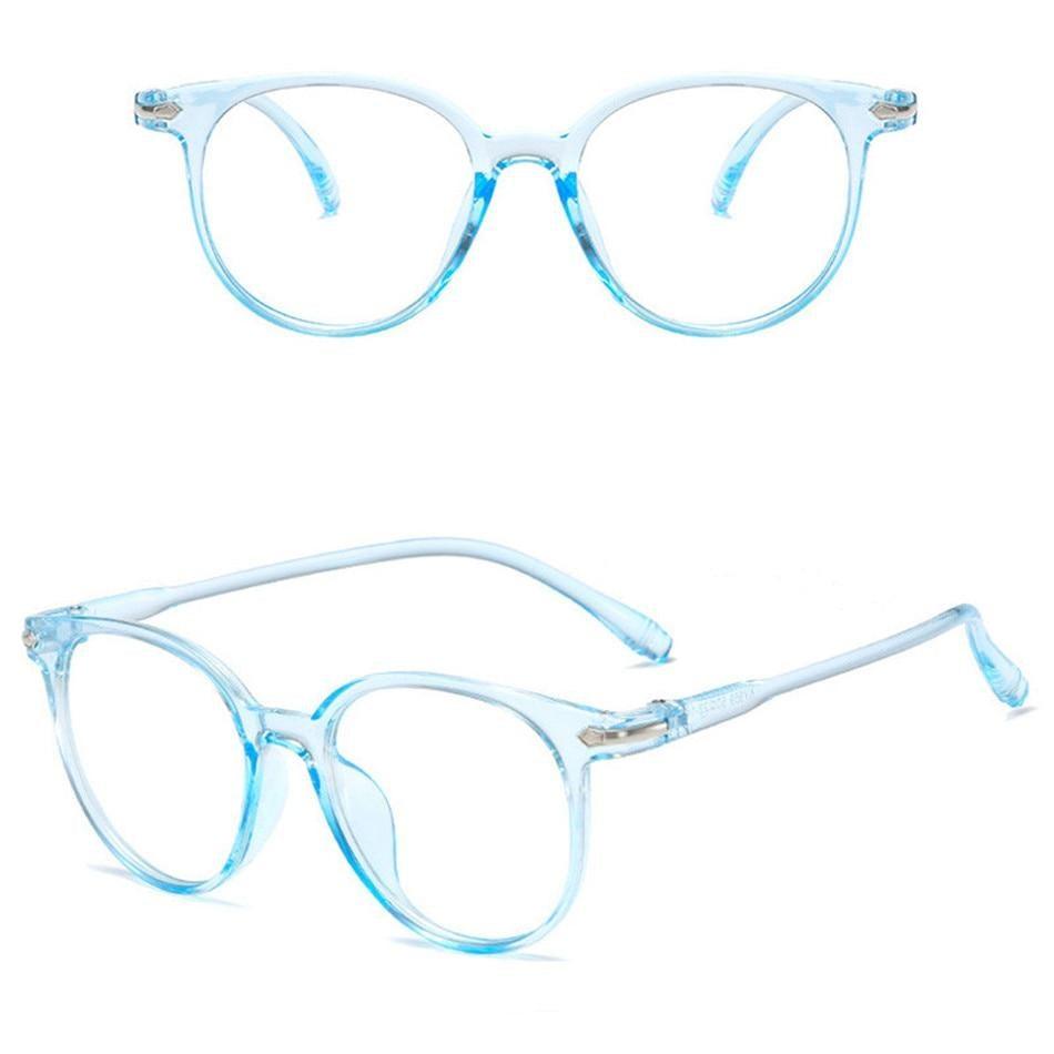 Retro Glasses Radiation Protection Optical Nearsight Frame For Men And Women Anti Blue Computer Eyewear Unisex Blue Light Blocking Glasses Stylish Eyewear Comfortable Eye Protection UV Glare -1 -1.5 -2.0 -2.5