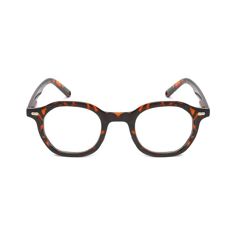 Retro Reading Eyeglasses Men Women HD Round Frame Reading Glasses Presbyopia Eyewear With Spring Hinge Vintage Round Frame Eyeglasses For Men Women Diopter +1 1.5 2 2.5 3 3.5