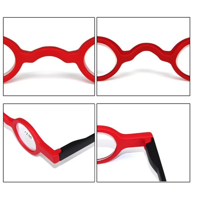 Retro Round Small Frame Reading Glasses Ultralight Clear Lens Presbyopic Glasses Eyewear Frame Unisex For Small Round Retro Reading Glasses For Mens And Womens