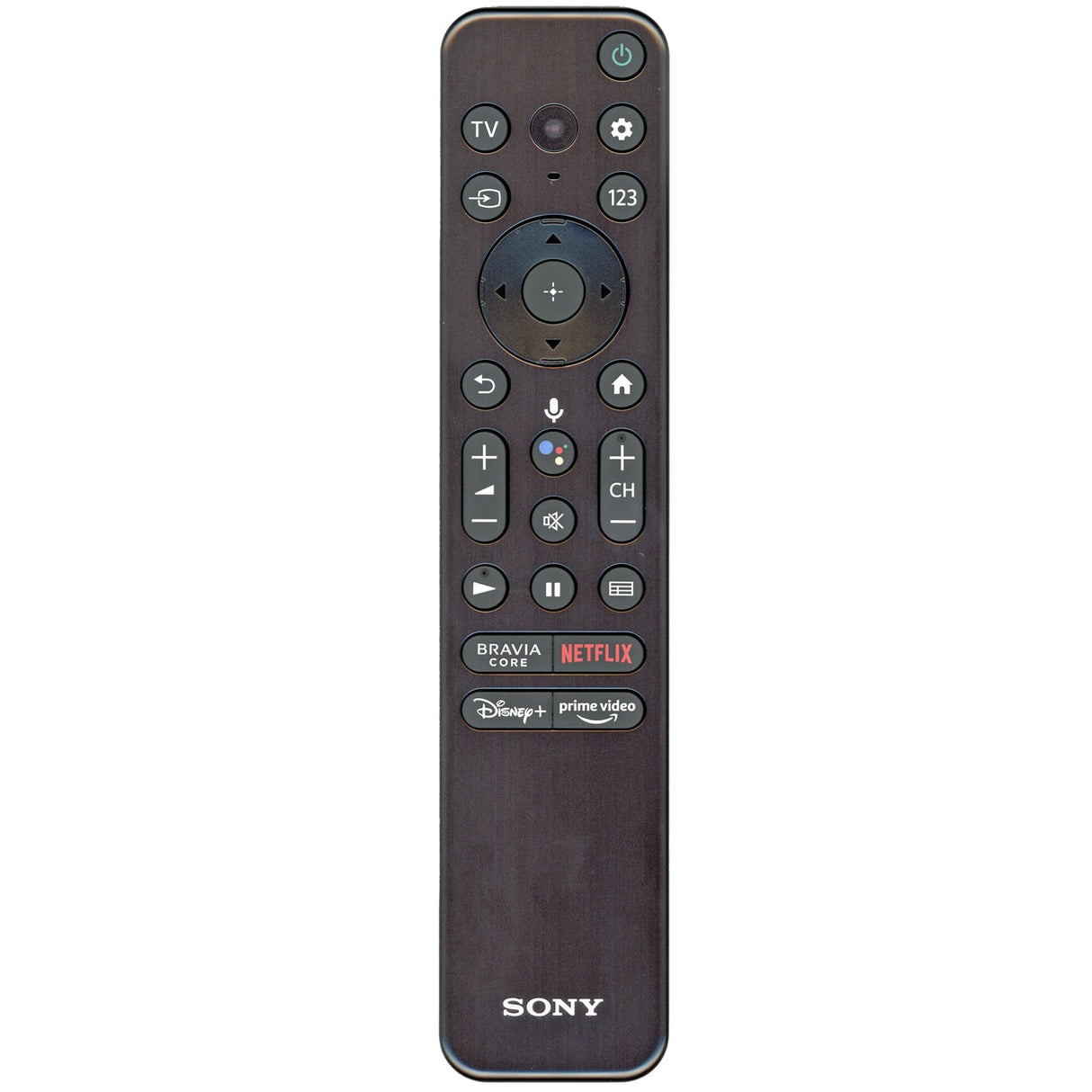 Sony RMF-TX900U Smart TV Google Remote Control with Voice | 4K HDR | OLED | Bravia Core | Netflix | Disney + | Prime Video - 1-013-685-22
