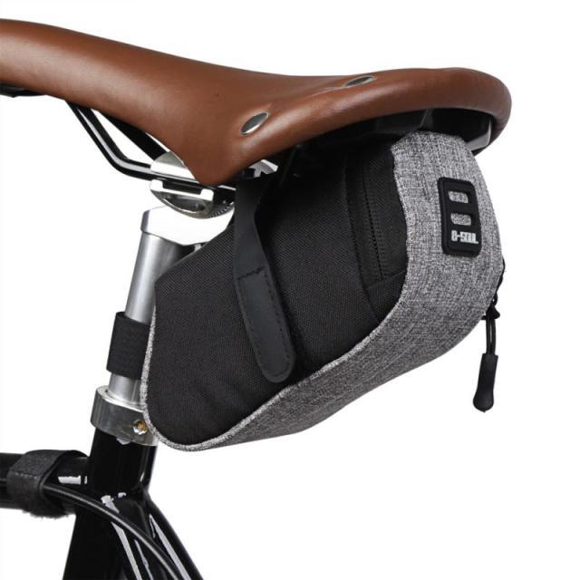 Road Bike Storage Bag Waterproof Bicycle Bags Pouch Cycling Bike Tail Rear Seat Bag Bicycle Accessories Bike Storage Frame Bag Bicycle Front Tube Triangle Water Resistant Cycling Pack Strap On Pouch Bike Accessories Tool Accessible Storage Bag