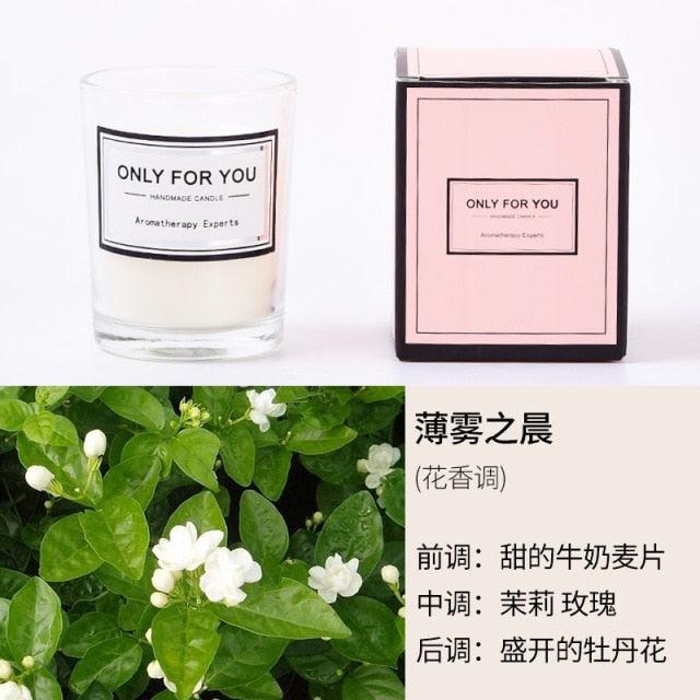 Romantic Handmade Scented Candle Candles for Home Scented Candle Fall Candles Wick Candle Soy Candles Essential Oil Candles Plant Essential Oil Small Jar Aromatherapy Candle Travel Candles Natural Soy Wax Home Decor