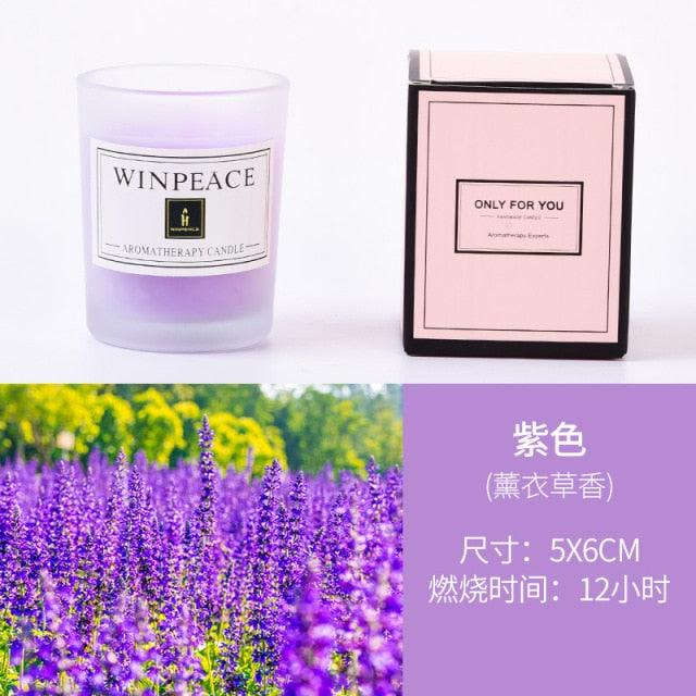 Romantic Handmade Scented Candle Candles for Home Scented Candle Fall Candles Wick Candle Soy Candles Essential Oil Candles Plant Essential Oil Small Jar Aromatherapy Candle Travel Candles Natural Soy Wax Home Decor