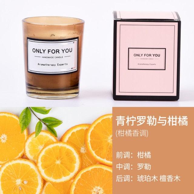 Romantic Handmade Scented Candle Candles for Home Scented Candle Fall Candles Wick Candle Soy Candles Essential Oil Candles Plant Essential Oil Small Jar Aromatherapy Candle Travel Candles Natural Soy Wax Home Decor