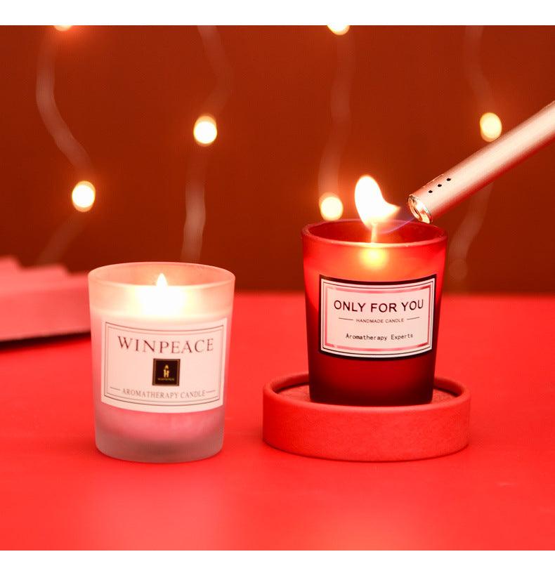 Romantic Handmade Scented Candle Candles for Home Scented Candle Fall Candles Wick Candle Soy Candles Essential Oil Candles Plant Essential Oil Small Jar Aromatherapy Candle Travel Candles Natural Soy Wax Home Decor
