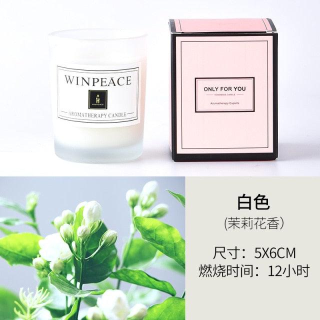 Romantic Handmade Scented Candle Candles for Home Scented Candle Fall Candles Wick Candle Soy Candles Essential Oil Candles Plant Essential Oil Small Jar Aromatherapy Candle Travel Candles Natural Soy Wax Home Decor
