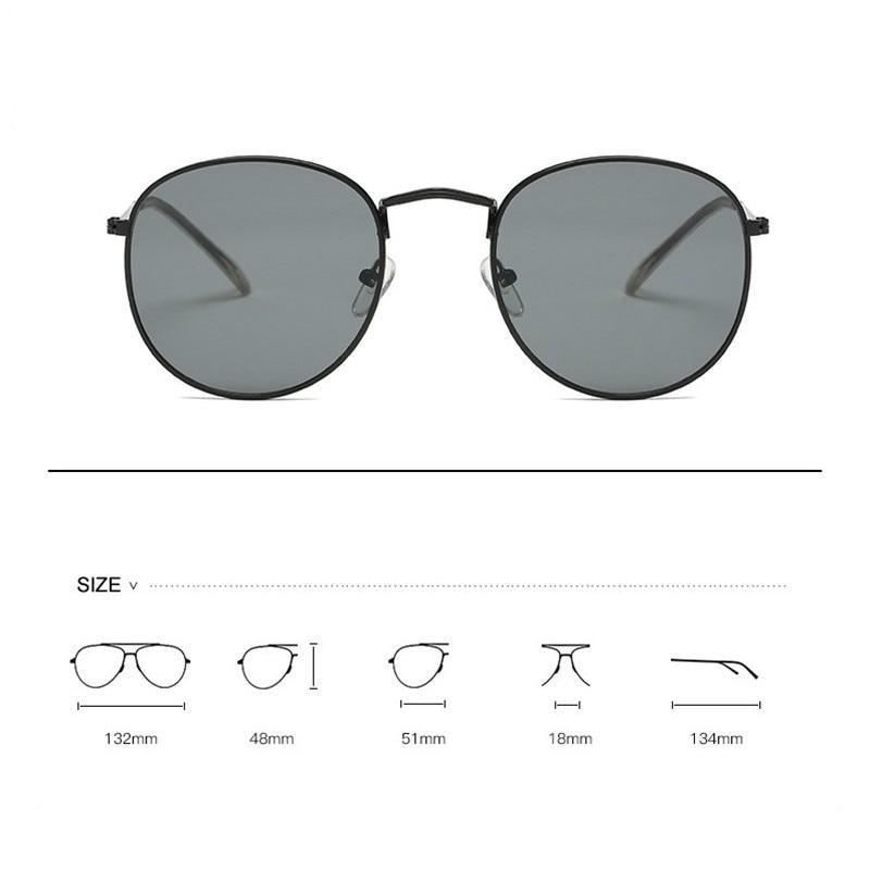Round Style New Oval And Retro Shape Sunglasses For Women New Elegant Design Eyewear For Women Men Small & New Round Glasses For Men & Women