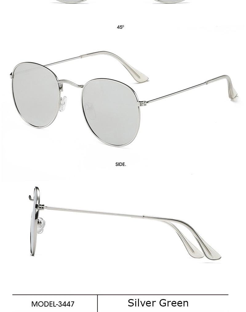 Round Style New Oval And Retro Shape Sunglasses For Women New Elegant Design Eyewear For Women Men Small & New Round Glasses For Men & Women