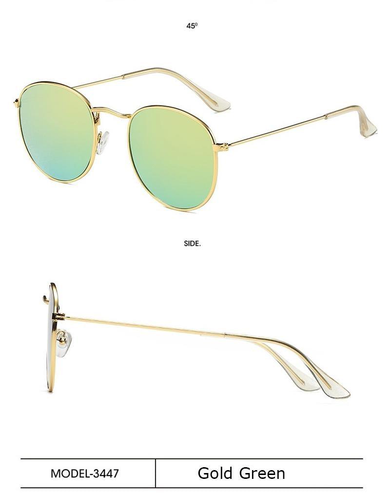 Round Style New Oval And Retro Shape Sunglasses For Women New Elegant Design Eyewear For Women Men Small & New Round Glasses For Men & Women