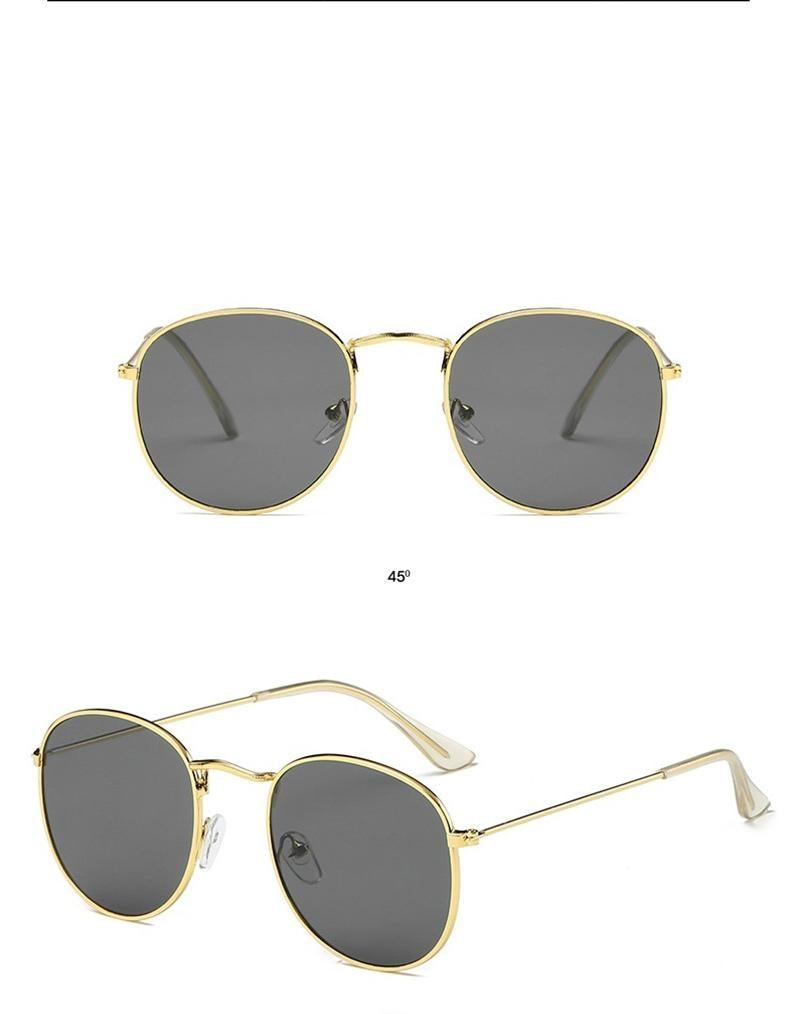 Round Style New Oval And Retro Shape Sunglasses For Women New Elegant Design Eyewear For Women Men Small & New Round Glasses For Men & Women