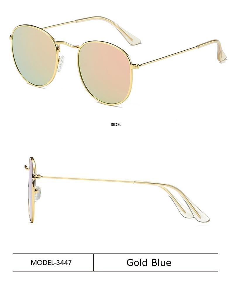 Round Style New Oval And Retro Shape Sunglasses For Women New Elegant Design Eyewear For Women Men Small & New Round Glasses For Men & Women