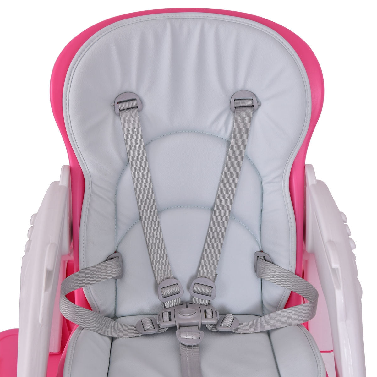 3 in 1 Infant Table and Chair Set Baby High Chair-Blue