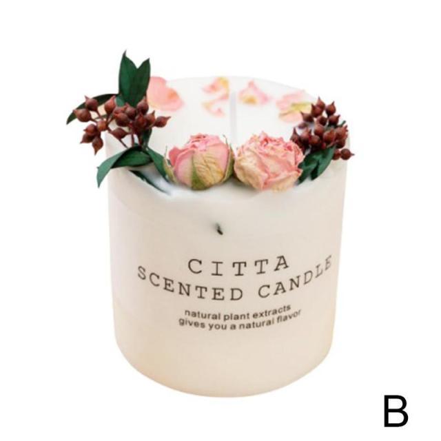 Scented Candle Gift Box With Tray Cover Soy Wax Candle New Year Gift Creative Glass Romantic Scented Candle Balancing Healing Candle Natural Soy Wax White Natural Scented Purifying Candle for Aromatherapy