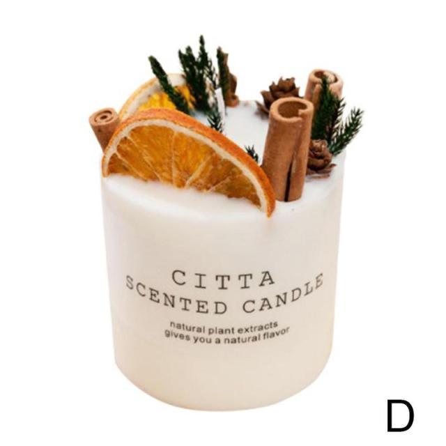 Scented Candle Gift Box With Tray Cover Soy Wax Candle New Year Gift Creative Glass Romantic Scented Candle Balancing Healing Candle Natural Soy Wax White Natural Scented Purifying Candle for Aromatherapy