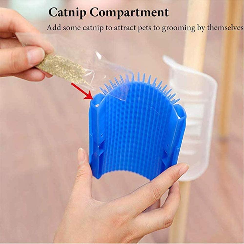 Self Groomer Cat Brush Angle Cat Massager Cat Accessories Self-raising Beautician Massage Comb Cat Toy Cat Supplies Teasing Cat Self Groomer Cat Brush Interactive Cat Toy